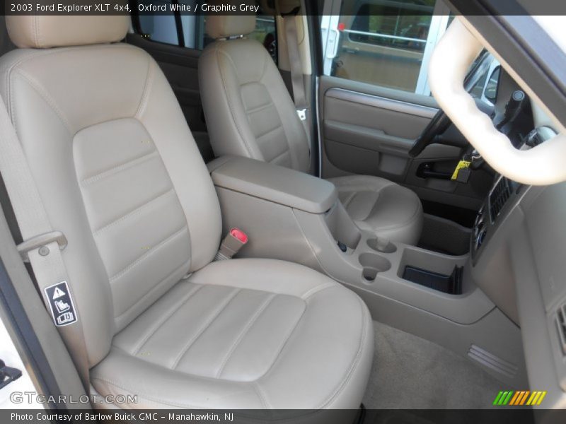 Oxford White / Graphite Grey 2003 Ford Explorer XLT 4x4