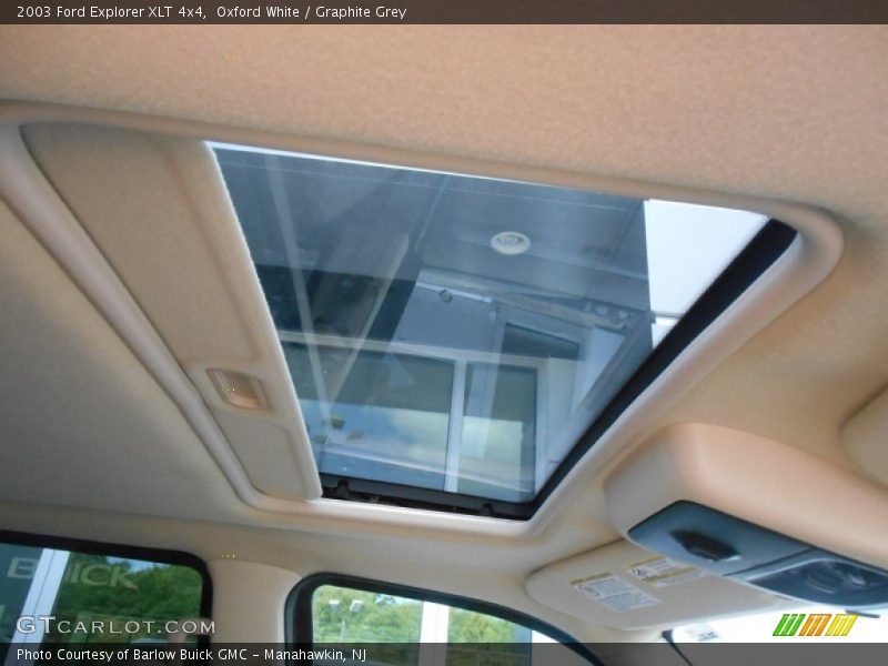 Oxford White / Graphite Grey 2003 Ford Explorer XLT 4x4