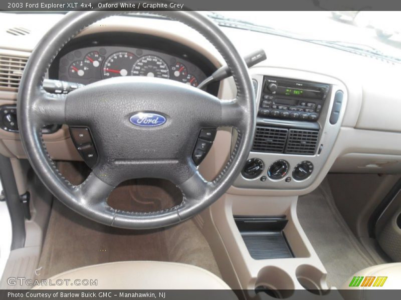 Oxford White / Graphite Grey 2003 Ford Explorer XLT 4x4