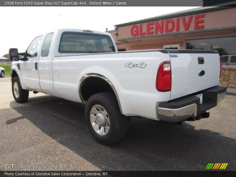 Oxford White / Camel 2008 Ford F350 Super Duty XLT SuperCab 4x4