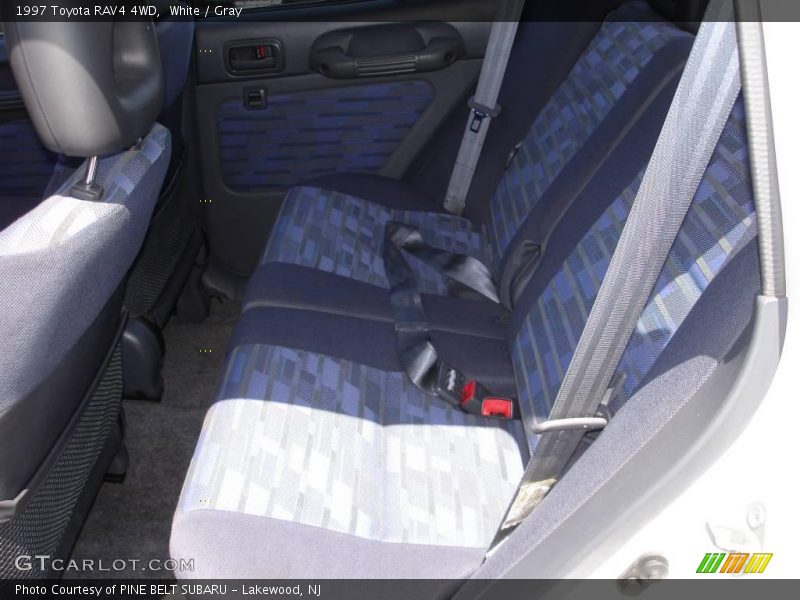 White / Gray 1997 Toyota RAV4 4WD