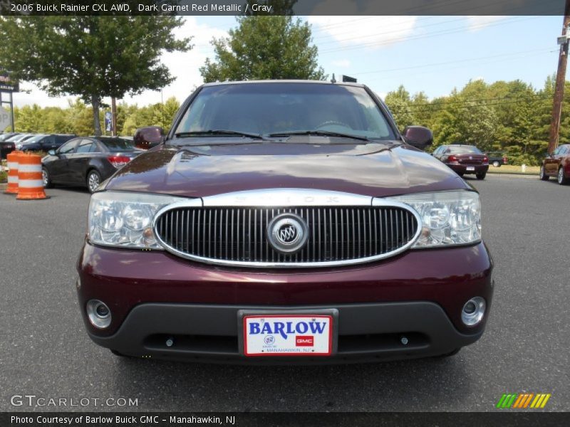 Dark Garnet Red Metallic / Gray 2006 Buick Rainier CXL AWD