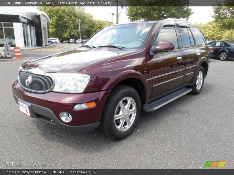 Dark Garnet Red Metallic / Gray 2006 Buick Rainier CXL AWD