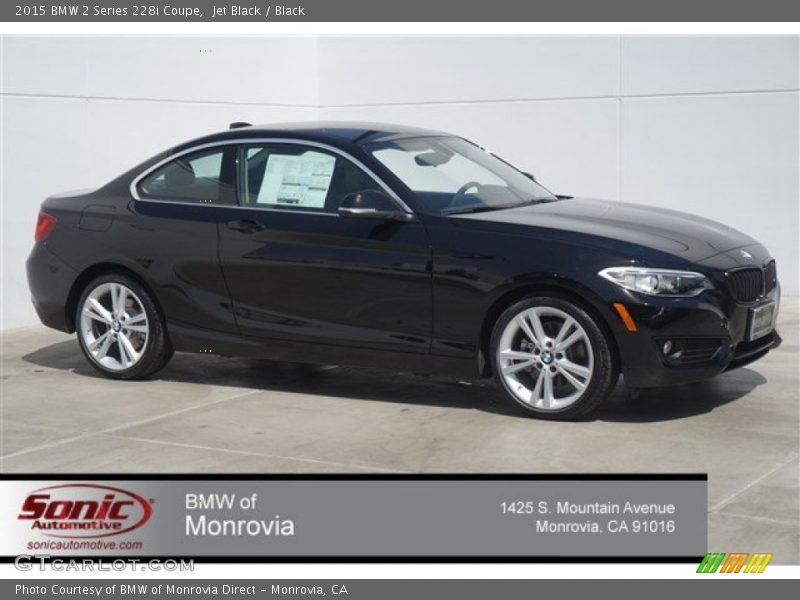Jet Black / Black 2015 BMW 2 Series 228i Coupe