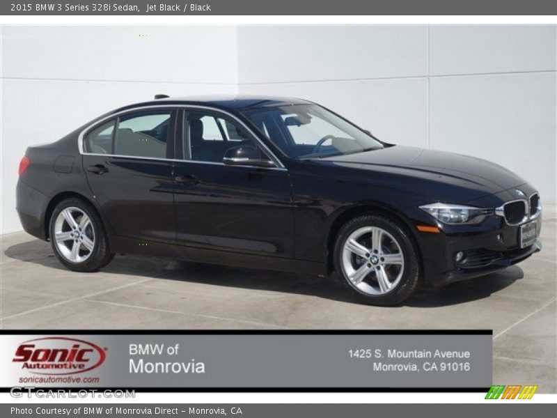 Jet Black / Black 2015 BMW 3 Series 328i Sedan