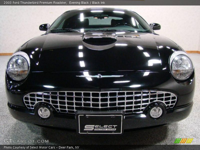 Evening Black / Black Ink 2003 Ford Thunderbird Premium Roadster