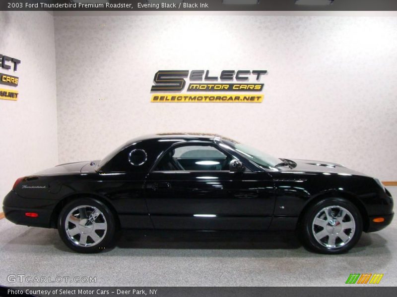Evening Black / Black Ink 2003 Ford Thunderbird Premium Roadster