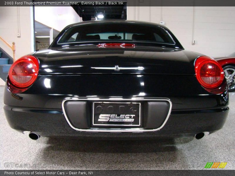 Evening Black / Black Ink 2003 Ford Thunderbird Premium Roadster