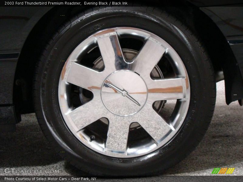 Evening Black / Black Ink 2003 Ford Thunderbird Premium Roadster