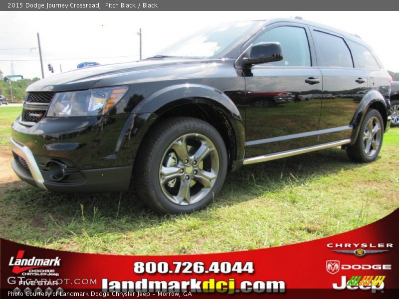 Pitch Black / Black 2015 Dodge Journey Crossroad