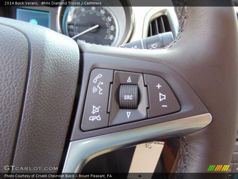 White Diamond Tricoat / Cashmere 2014 Buick Verano