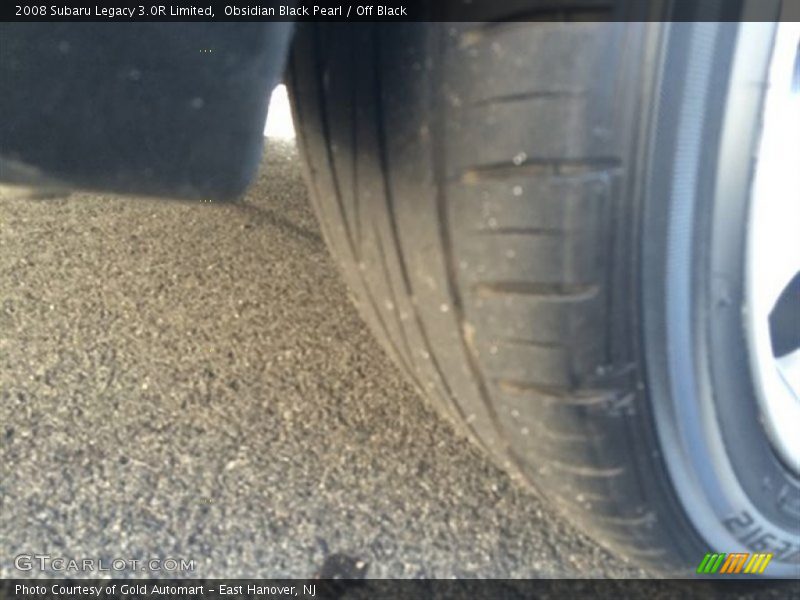 Obsidian Black Pearl / Off Black 2008 Subaru Legacy 3.0R Limited