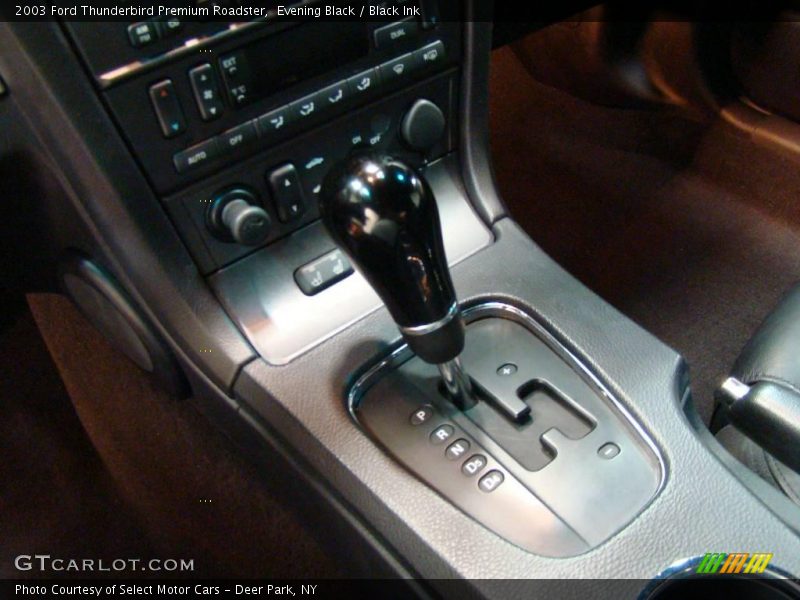 Evening Black / Black Ink 2003 Ford Thunderbird Premium Roadster