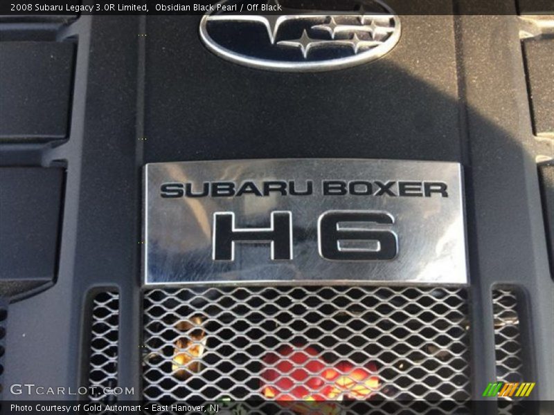 Obsidian Black Pearl / Off Black 2008 Subaru Legacy 3.0R Limited