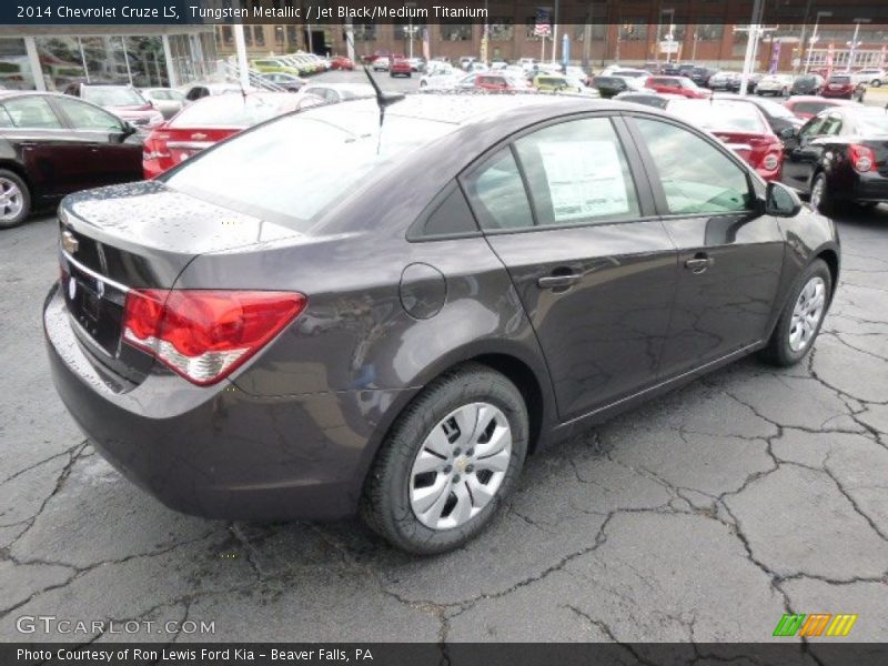 Tungsten Metallic / Jet Black/Medium Titanium 2014 Chevrolet Cruze LS