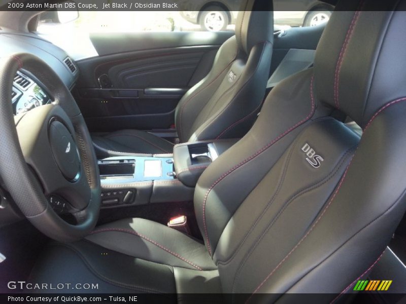 Front Seat of 2009 DBS Coupe