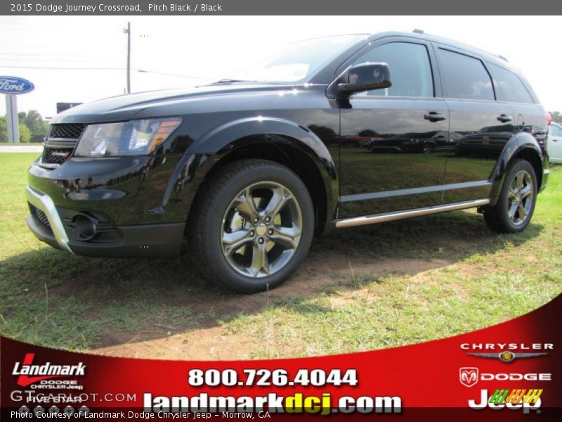 Pitch Black / Black 2015 Dodge Journey Crossroad