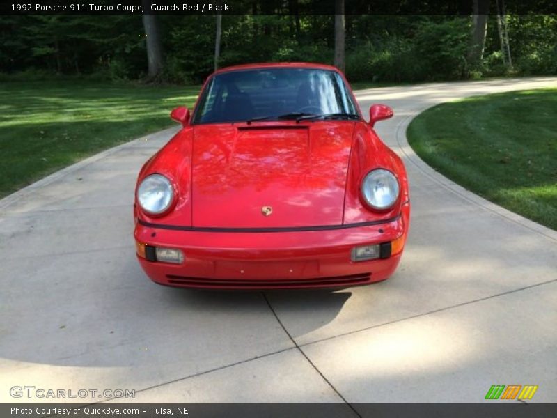 Guards Red / Black 1992 Porsche 911 Turbo Coupe