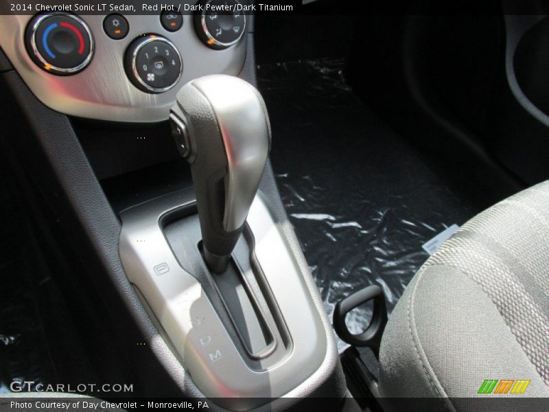 Red Hot / Dark Pewter/Dark Titanium 2014 Chevrolet Sonic LT Sedan