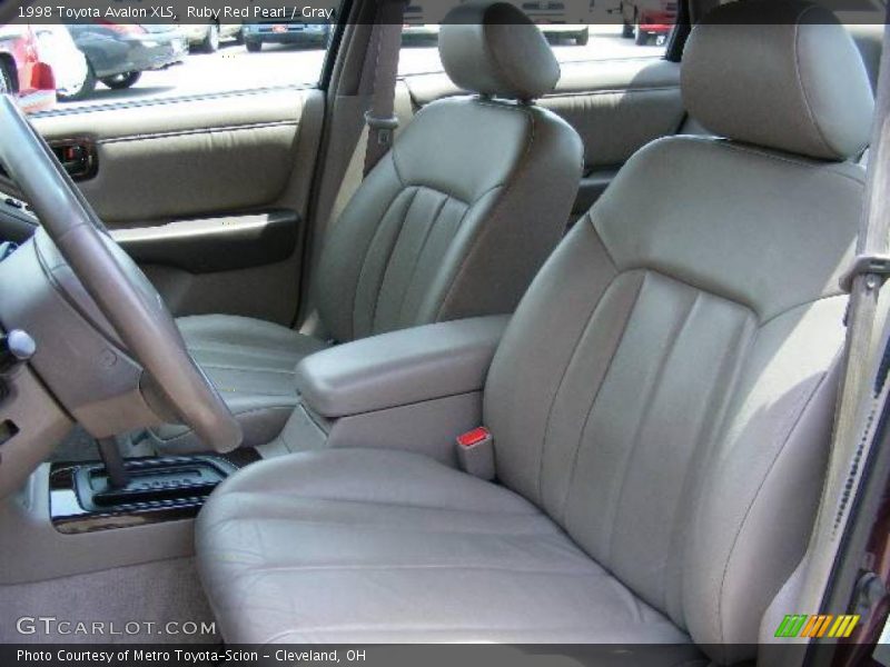 Ruby Red Pearl / Gray 1998 Toyota Avalon XLS