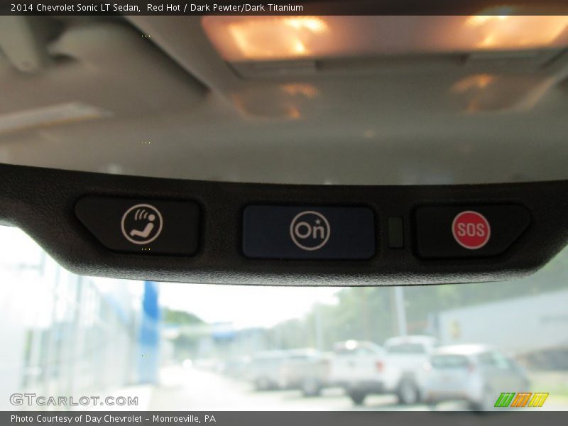 Red Hot / Dark Pewter/Dark Titanium 2014 Chevrolet Sonic LT Sedan