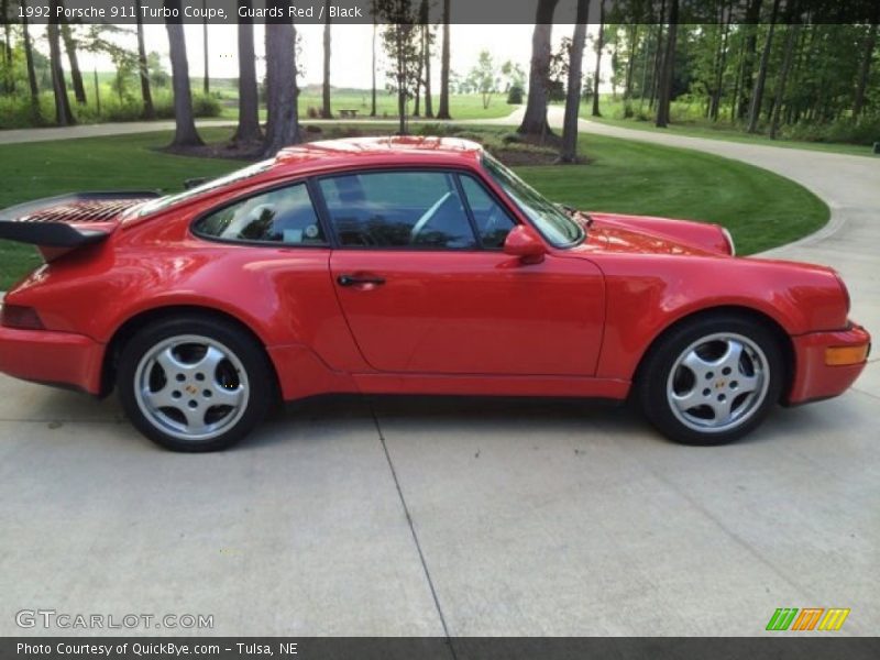 Guards Red / Black 1992 Porsche 911 Turbo Coupe