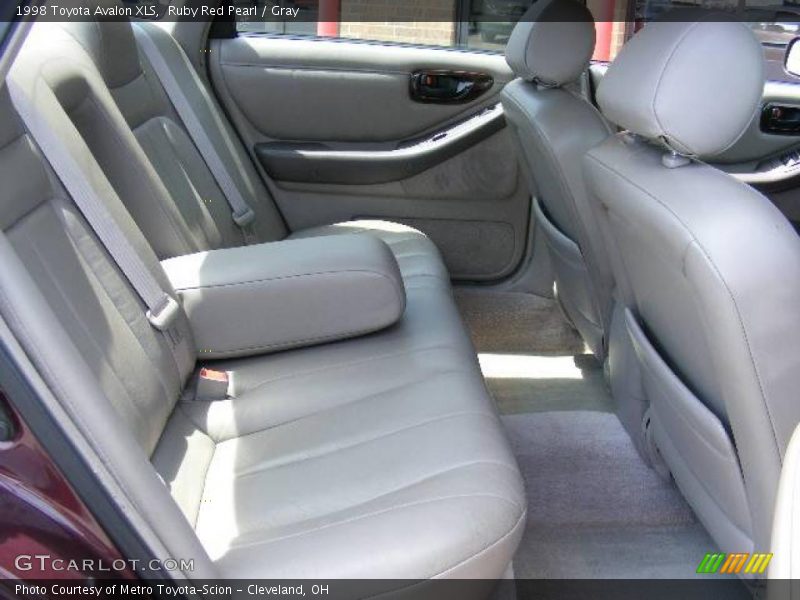 Ruby Red Pearl / Gray 1998 Toyota Avalon XLS