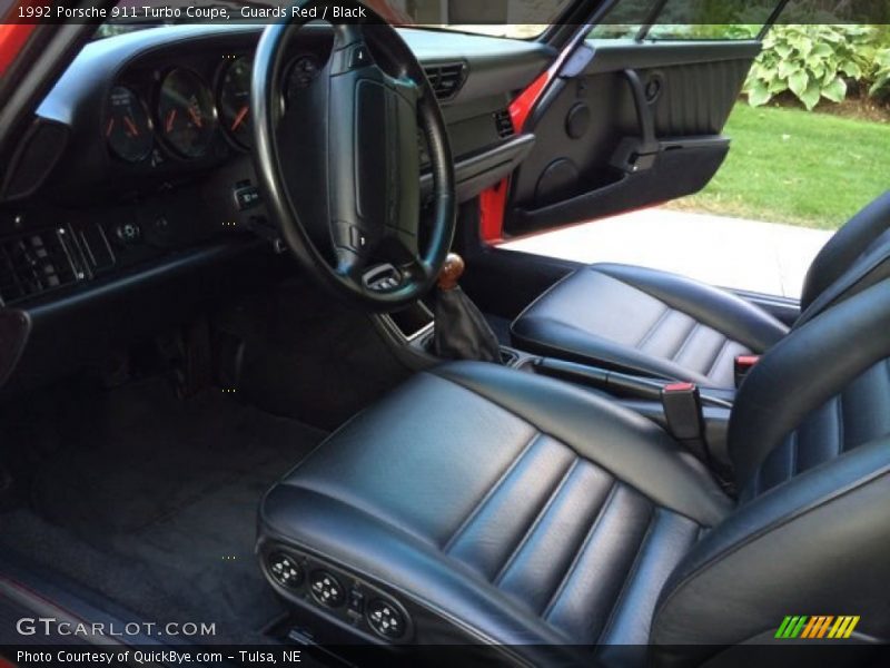  1992 911 Turbo Coupe Black Interior