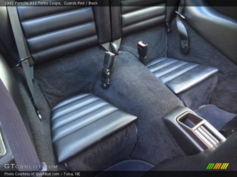 Rear Seat of 1992 911 Turbo Coupe