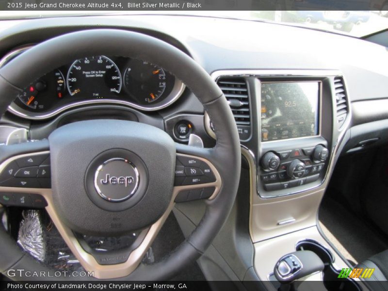 Billet Silver Metallic / Black 2015 Jeep Grand Cherokee Altitude 4x4