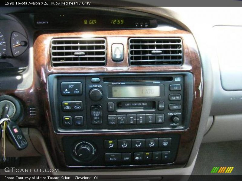 Ruby Red Pearl / Gray 1998 Toyota Avalon XLS