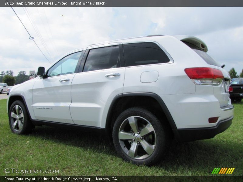 Bright White / Black 2015 Jeep Grand Cherokee Limited