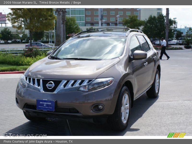 Tinted Bronze Metallic / Beige 2009 Nissan Murano SL