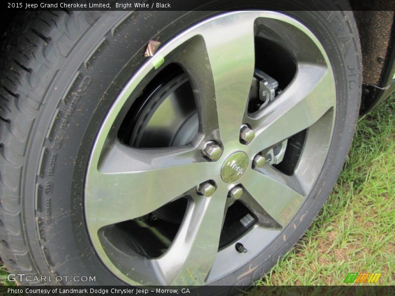 Bright White / Black 2015 Jeep Grand Cherokee Limited