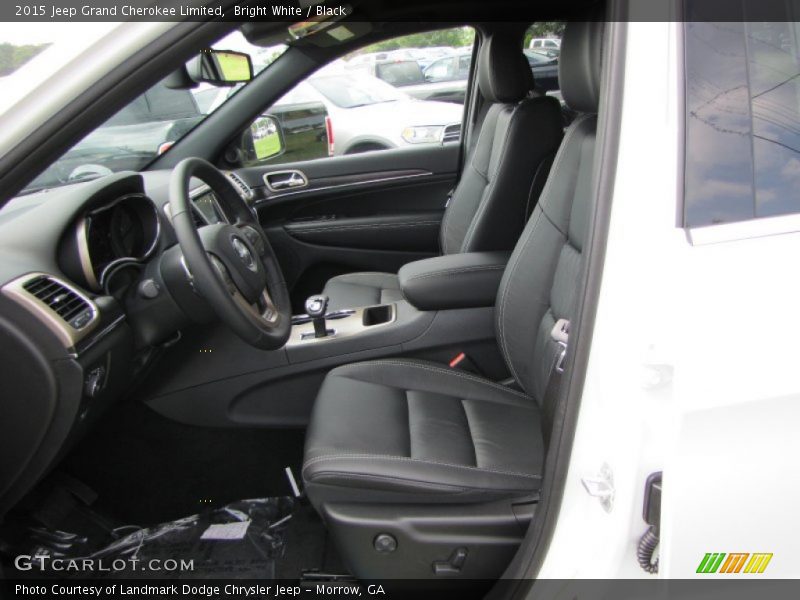 Bright White / Black 2015 Jeep Grand Cherokee Limited