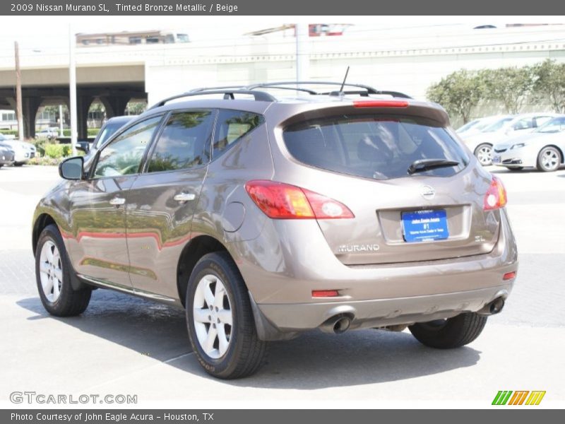 Tinted Bronze Metallic / Beige 2009 Nissan Murano SL
