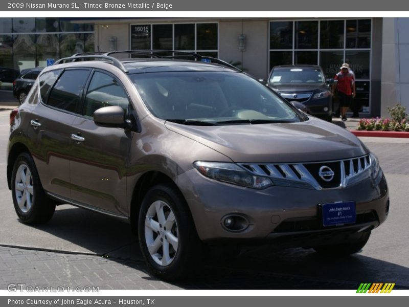 Tinted Bronze Metallic / Beige 2009 Nissan Murano SL