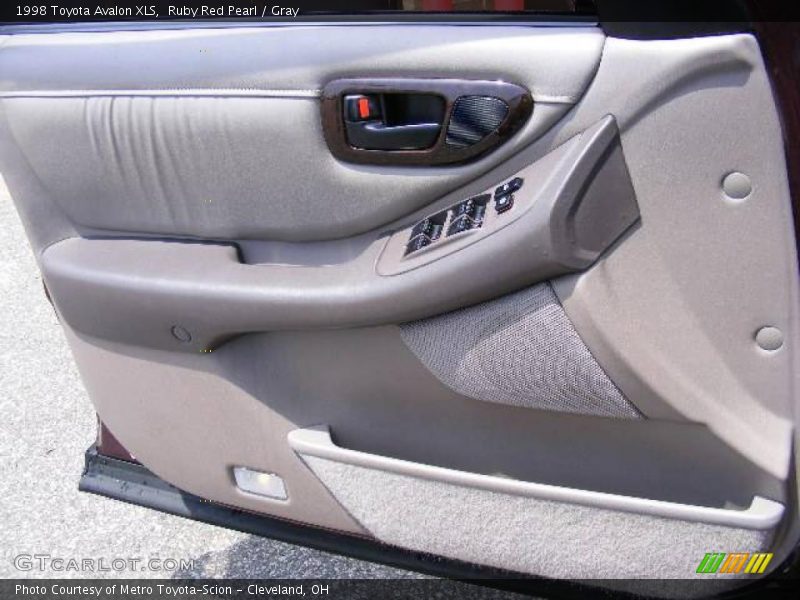 Ruby Red Pearl / Gray 1998 Toyota Avalon XLS