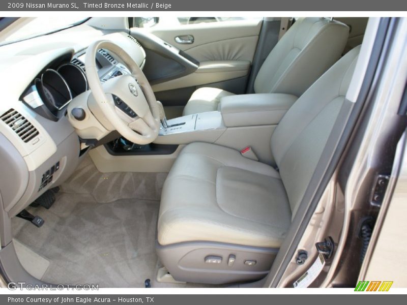 Tinted Bronze Metallic / Beige 2009 Nissan Murano SL