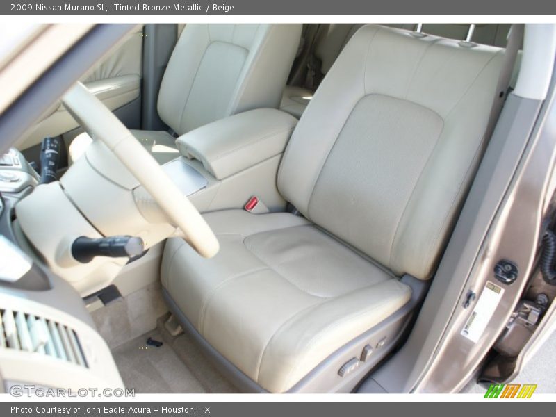 Tinted Bronze Metallic / Beige 2009 Nissan Murano SL
