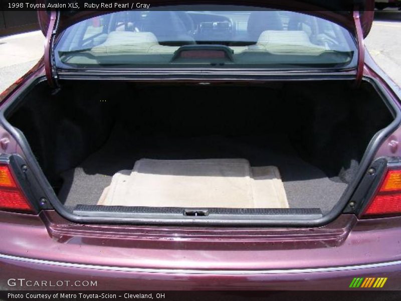Ruby Red Pearl / Gray 1998 Toyota Avalon XLS