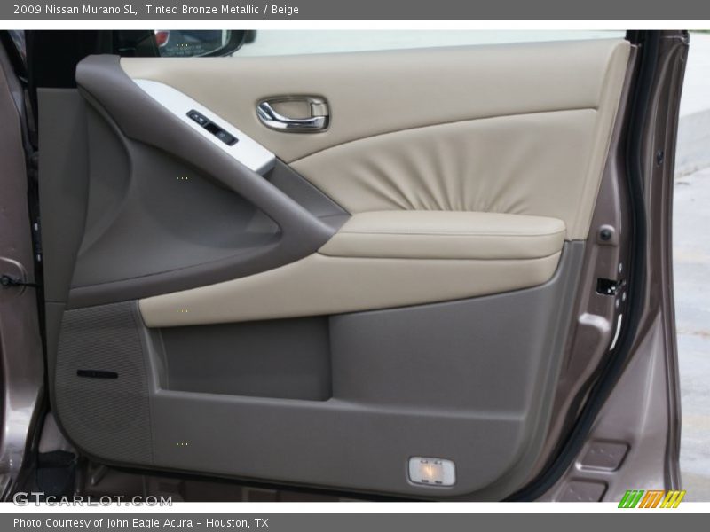 Tinted Bronze Metallic / Beige 2009 Nissan Murano SL
