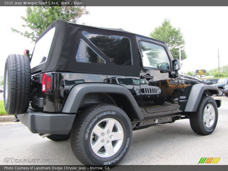Black / Black 2015 Jeep Wrangler Sport S 4x4
