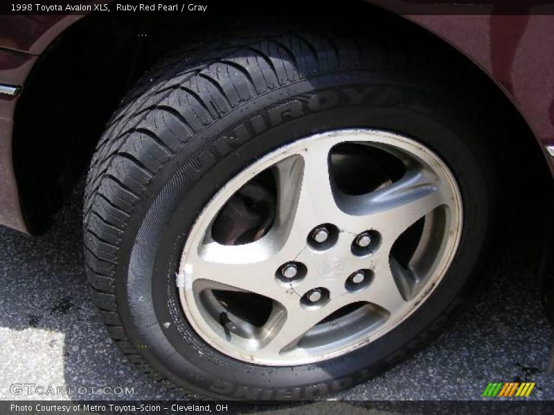 Ruby Red Pearl / Gray 1998 Toyota Avalon XLS
