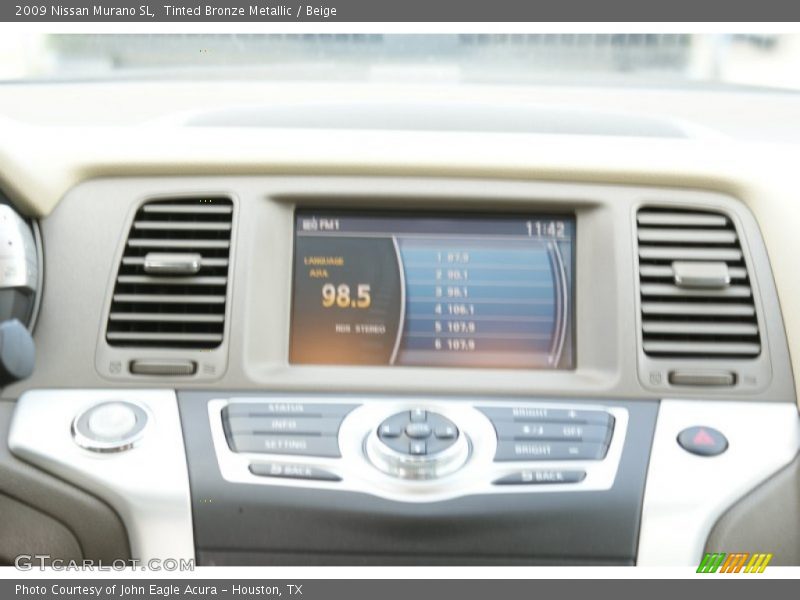 Tinted Bronze Metallic / Beige 2009 Nissan Murano SL