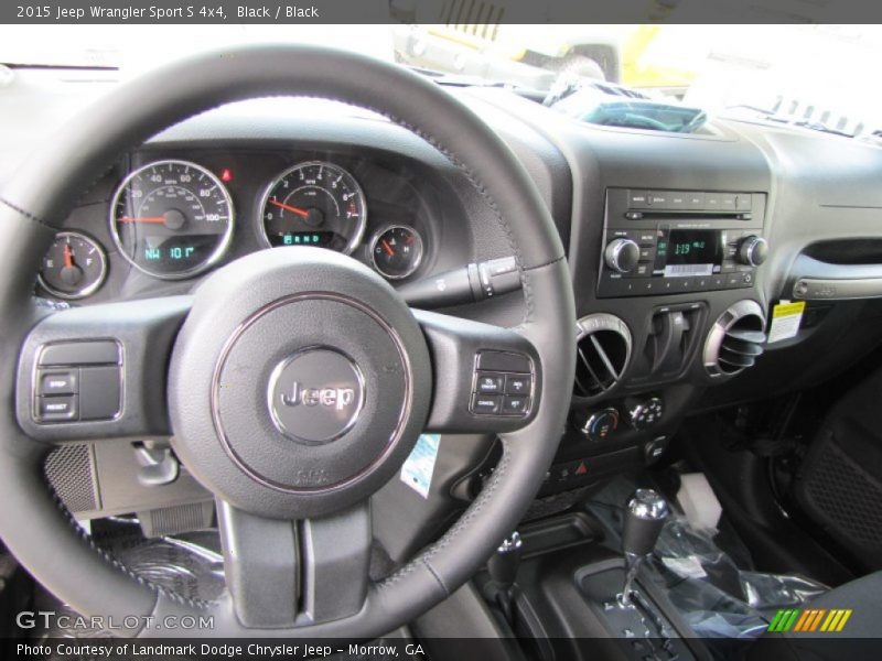 Black / Black 2015 Jeep Wrangler Sport S 4x4