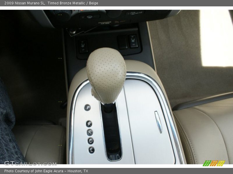 Tinted Bronze Metallic / Beige 2009 Nissan Murano SL