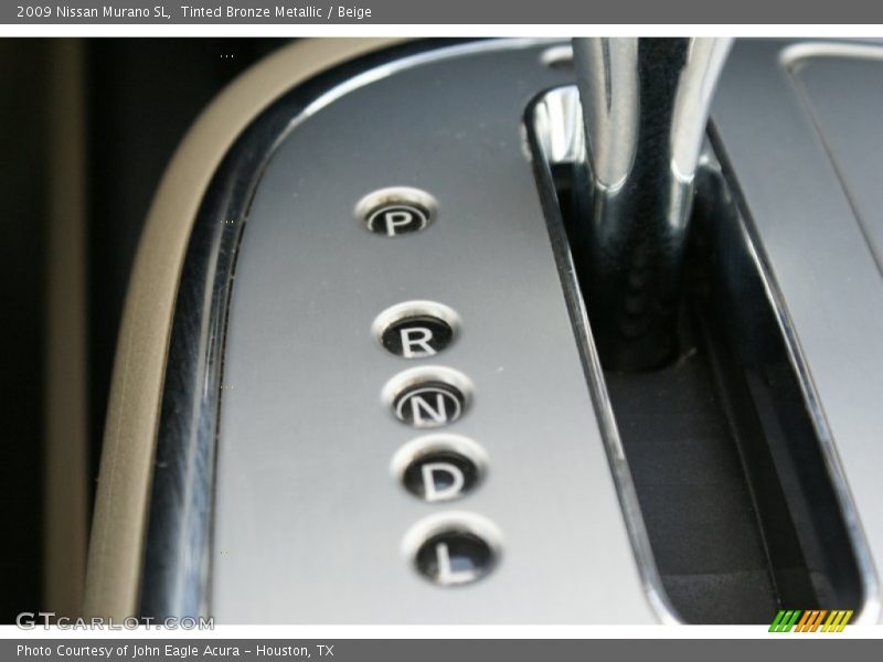 Tinted Bronze Metallic / Beige 2009 Nissan Murano SL