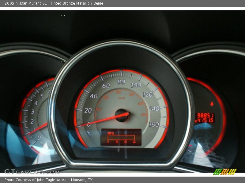 Tinted Bronze Metallic / Beige 2009 Nissan Murano SL