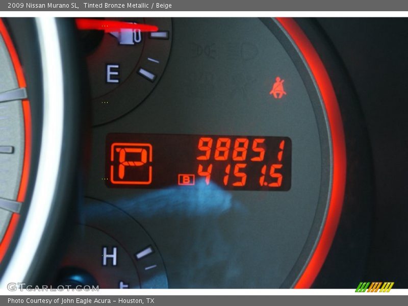 Tinted Bronze Metallic / Beige 2009 Nissan Murano SL